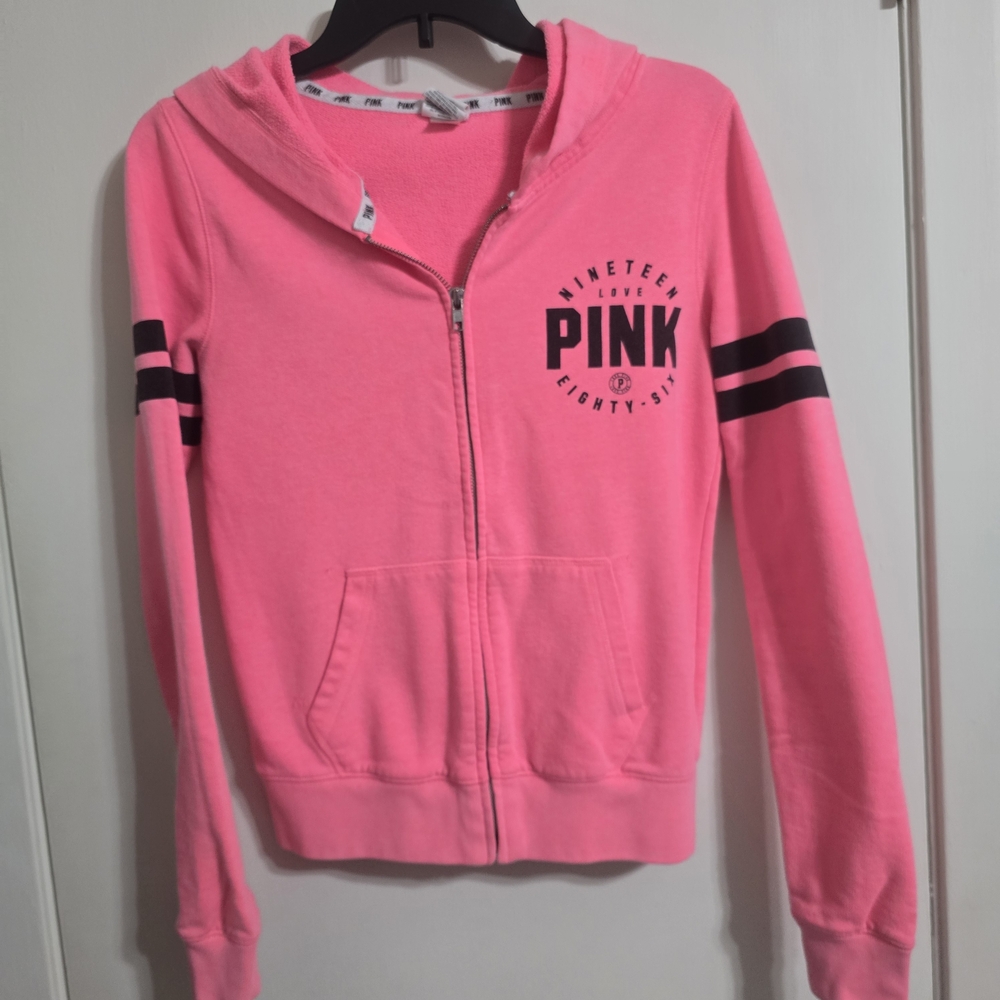 Victoria's Secret Pink Lightweight Zip Up Hoodie